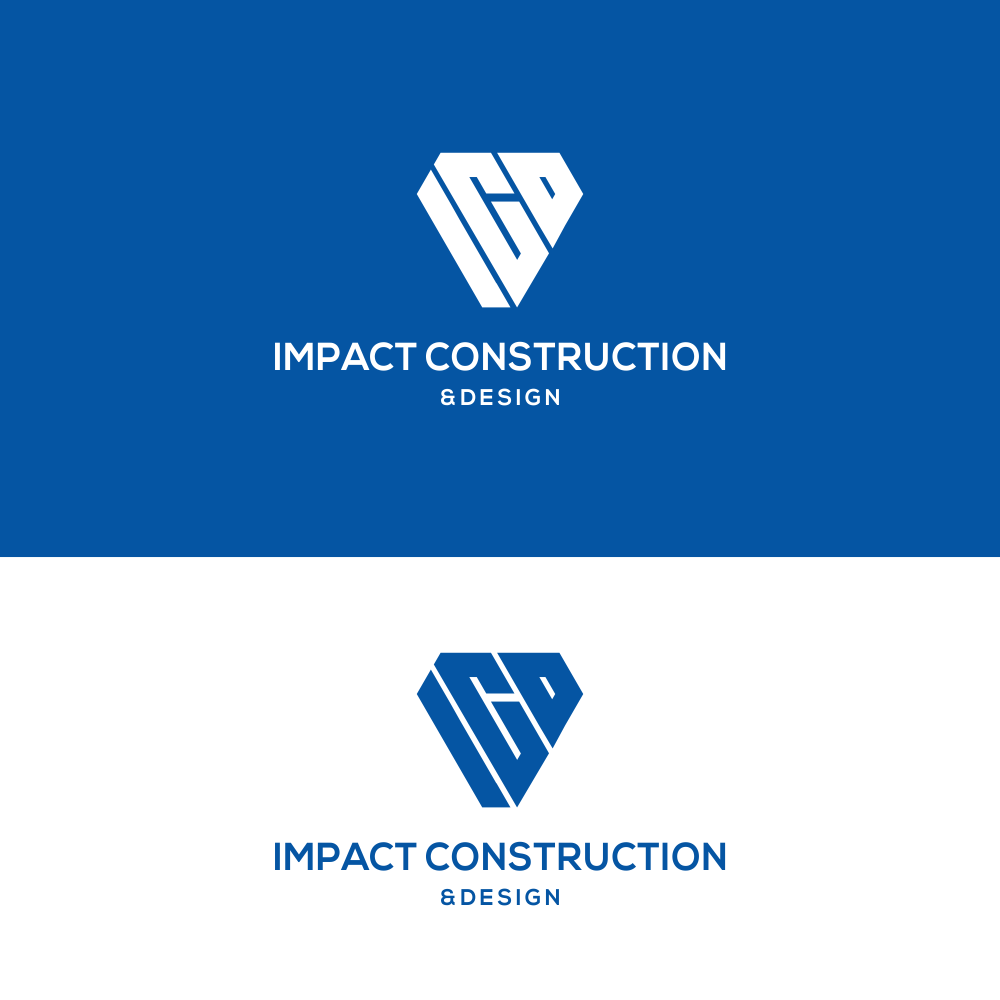 Logo Design by rinaldoajigunadi 2 for Impact Construction & Design | Design #22456855