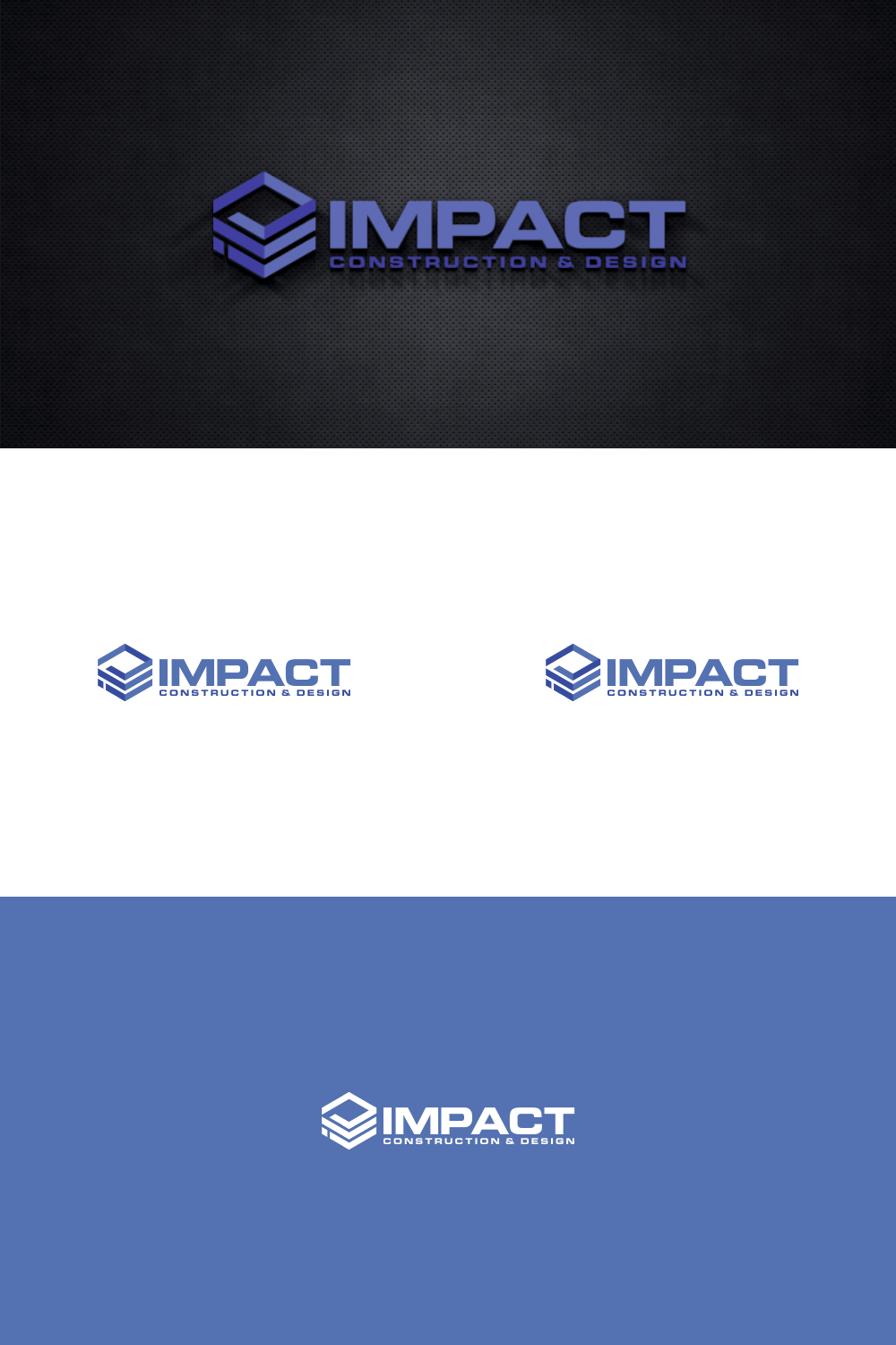 Logo-Design von sinau_nggambar für Impact Construction & Design | Design #22460943