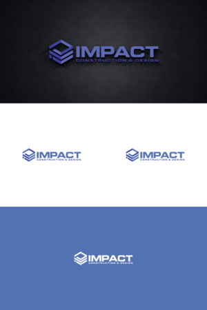 Logo Design by sinau_nggambar for Impact Construction & Design | Design: #22460943