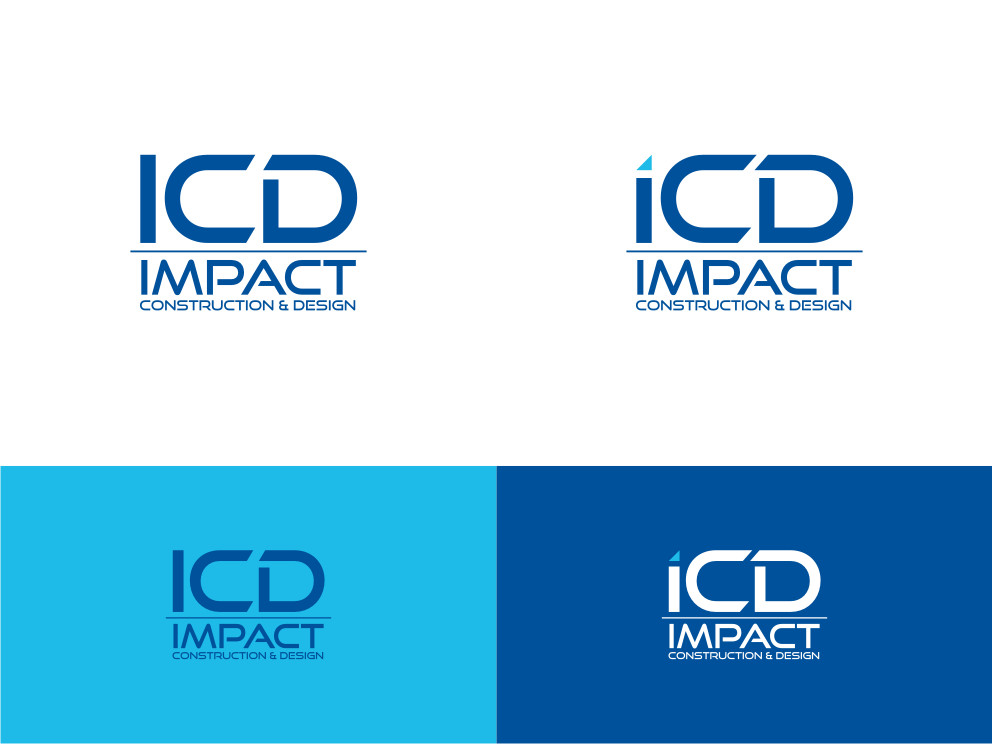 Logo Design by Sandra Vogel for Impact Construction & Design | Design #22456119