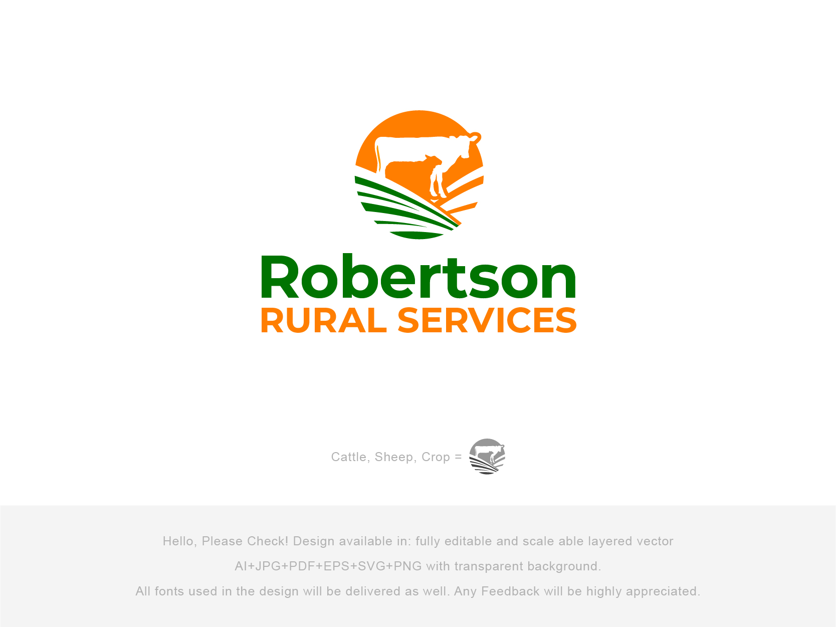 Logo Design by Nawaz Pir for Robertson Rural Services | Design #22496668