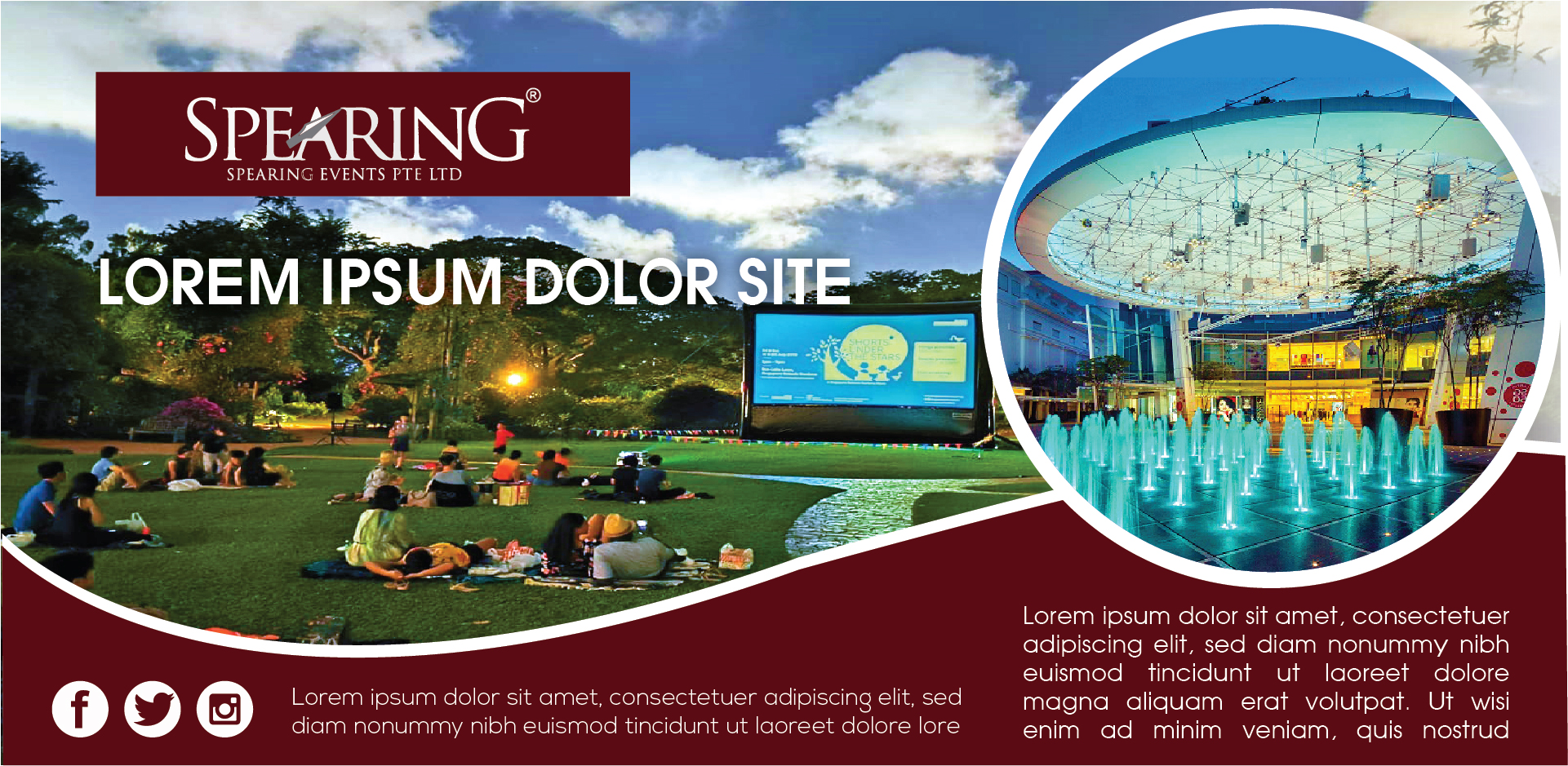 Diseño Publicitario por Pixper para Spearing Events Pte Ltd | Diseño #22459655