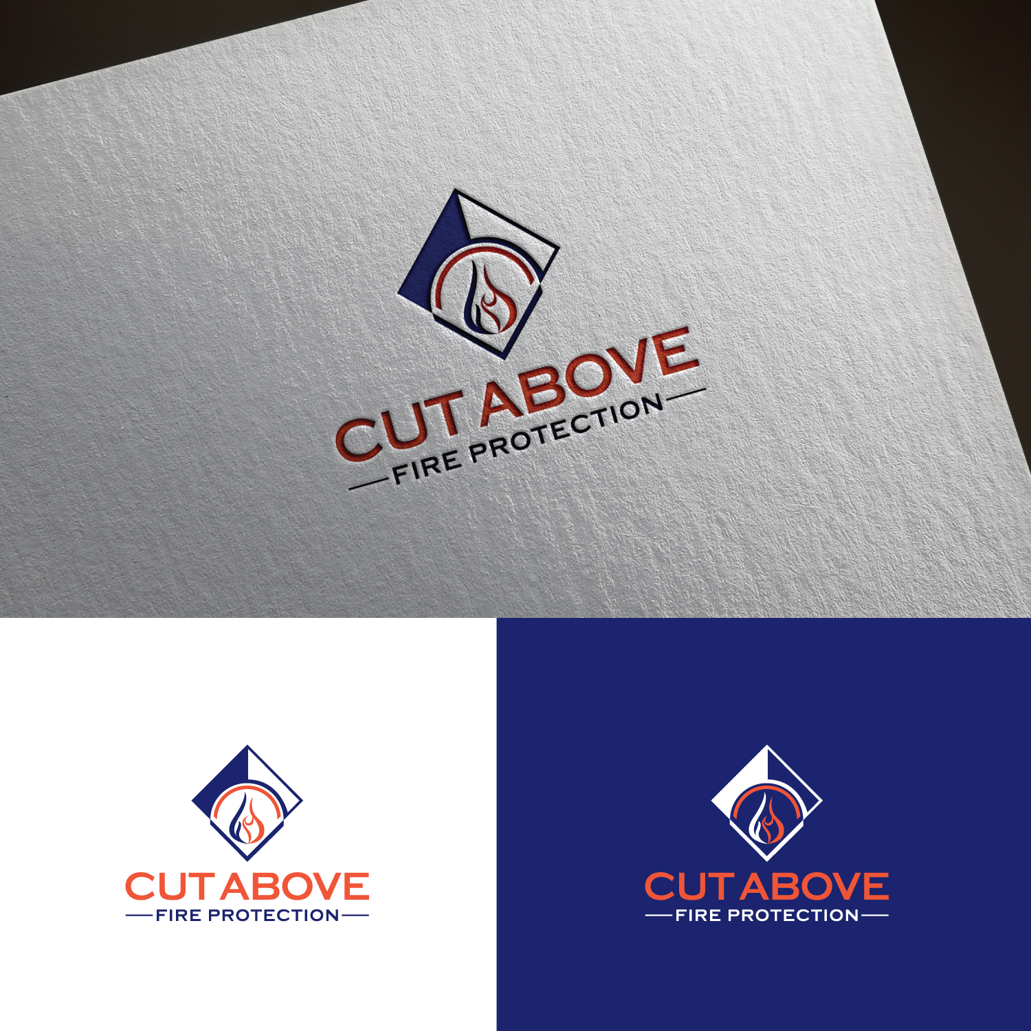 Logo Design by sankar999 for Cut Above Fire Protection  | Design #22465862