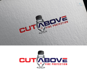 Cut Above Fire Protection | Logo Design by Dot Design 3