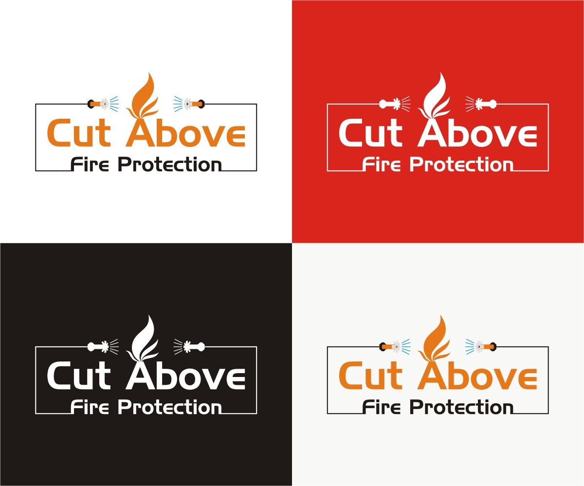 Logo Design by Nita Graphics for Cut Above Fire Protection  | Design #22466674