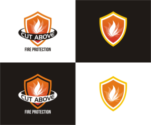 Logo Design by Nita Graphics for Cut Above Fire Protection  | Design: #22466675