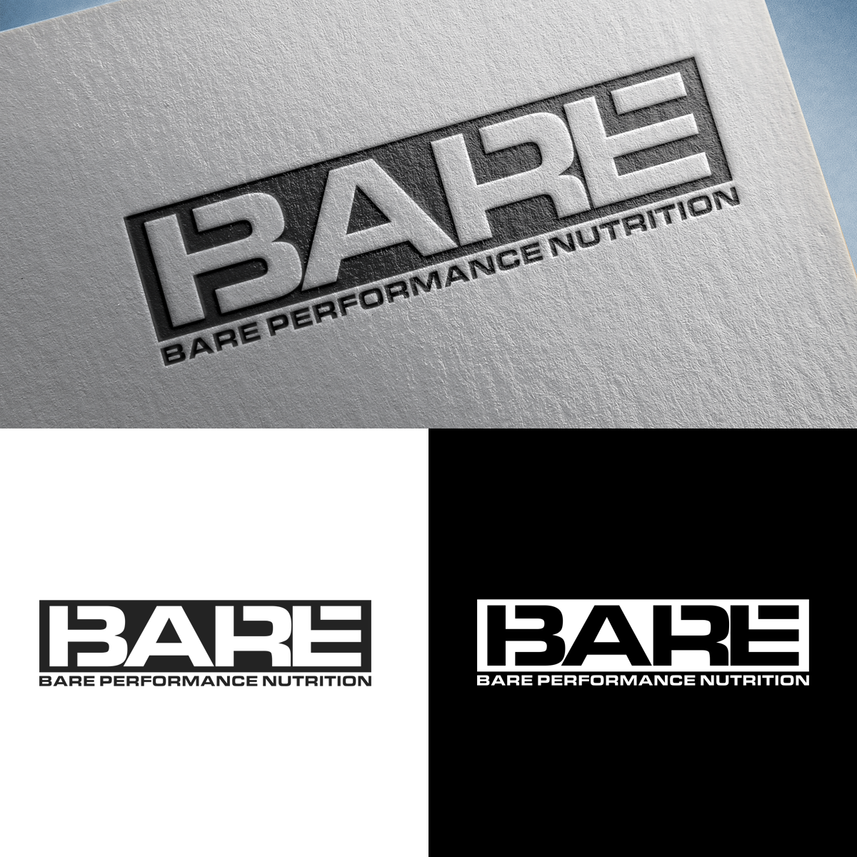 Logo-Design von krcngl für Bare Performance Nutrition | Design #22458764