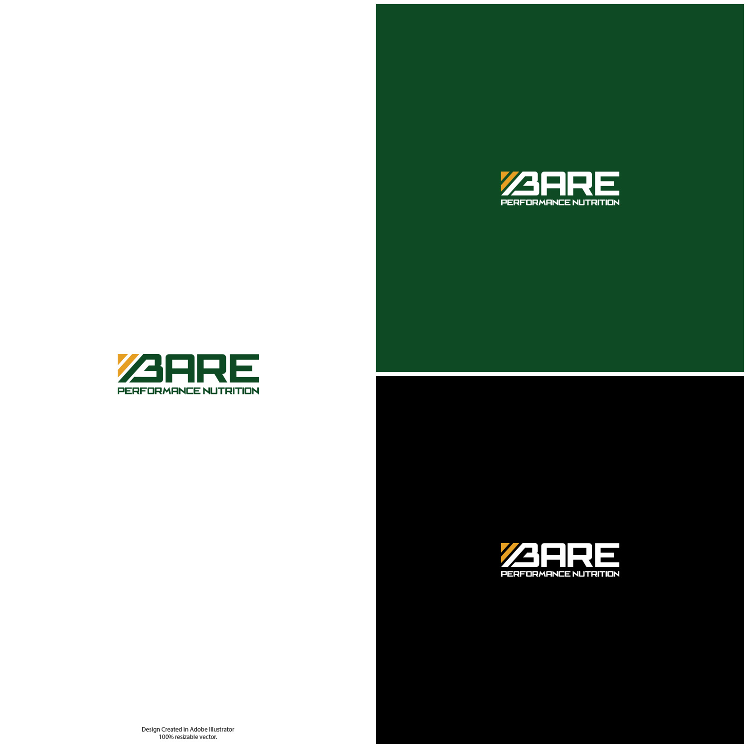 Logo Design by Patrick07 for Bare Performance Nutrition | Design #22458903