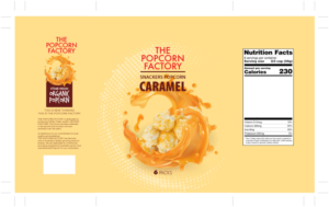 Popcorn Caramel 6 Pack | Design Emballage par wiesnu.adji
