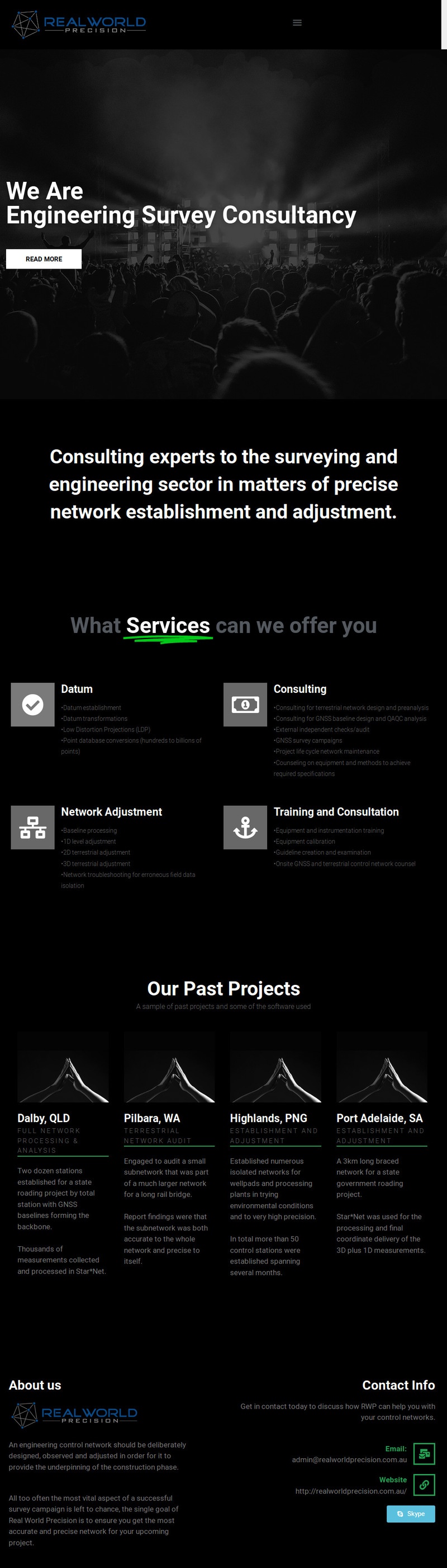 Diseño Web por SEO Unleash para Real World Precision | Diseño #22466425