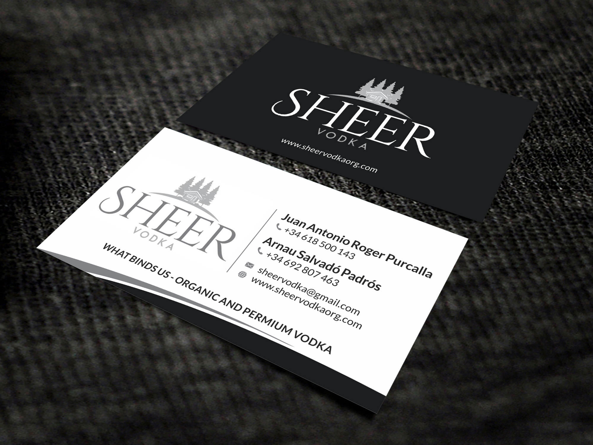 Business Card Design by SKYdesign for Sheer Vodka | Design #22464466