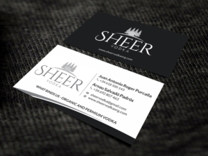 Business Card Design by SKYdesign for Sheer Vodka | Design: #22464466