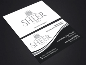 Business Card Design by SKYdesign for Sheer Vodka | Design: #22464474