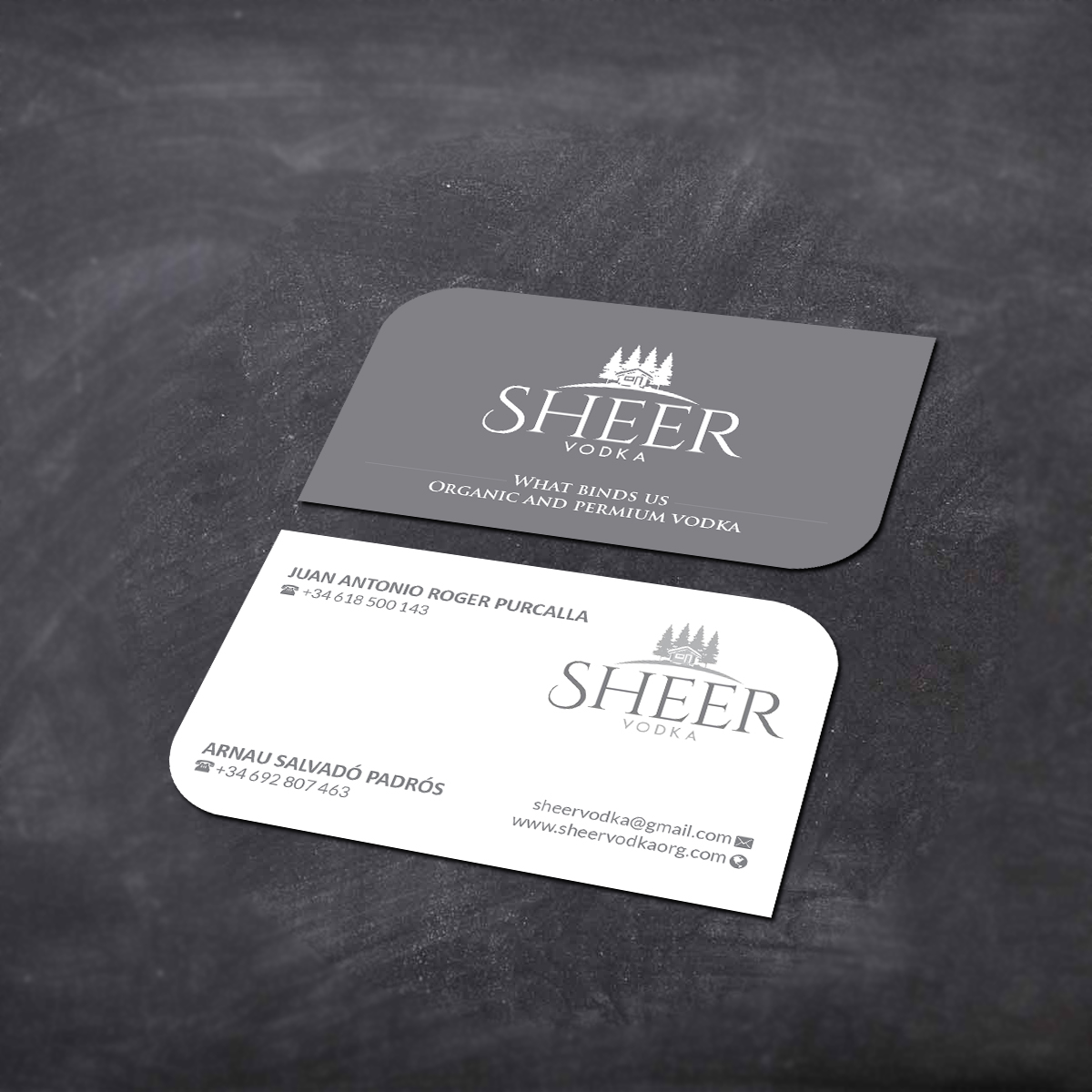 Business Card Design by Creations Box 2015 for Sheer Vodka | Design #22468080