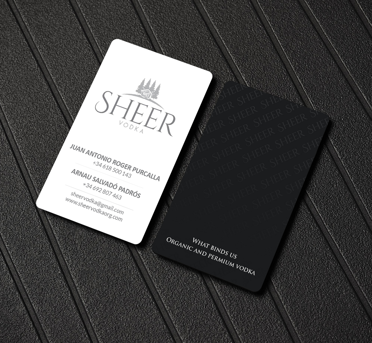 Business Card Design by Creations Box 2015 for Sheer Vodka | Design #22468086