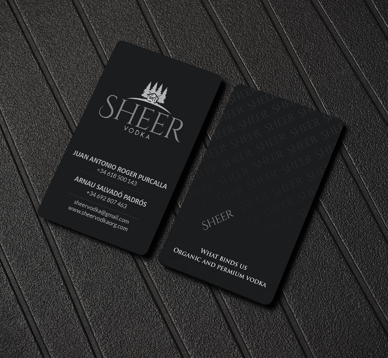 Business Card Design by Creations Box 2015 for Sheer Vodka | Design #22468087