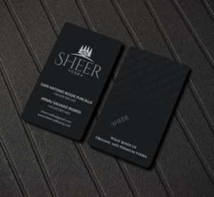Business Card Design by Creations Box 2015 for Sheer Vodka | Design: #22468087