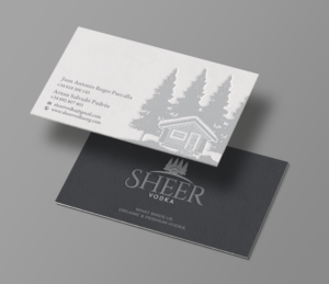 Business Card Design by chandrayaan.creative for Sheer Vodka | Design: #22469090