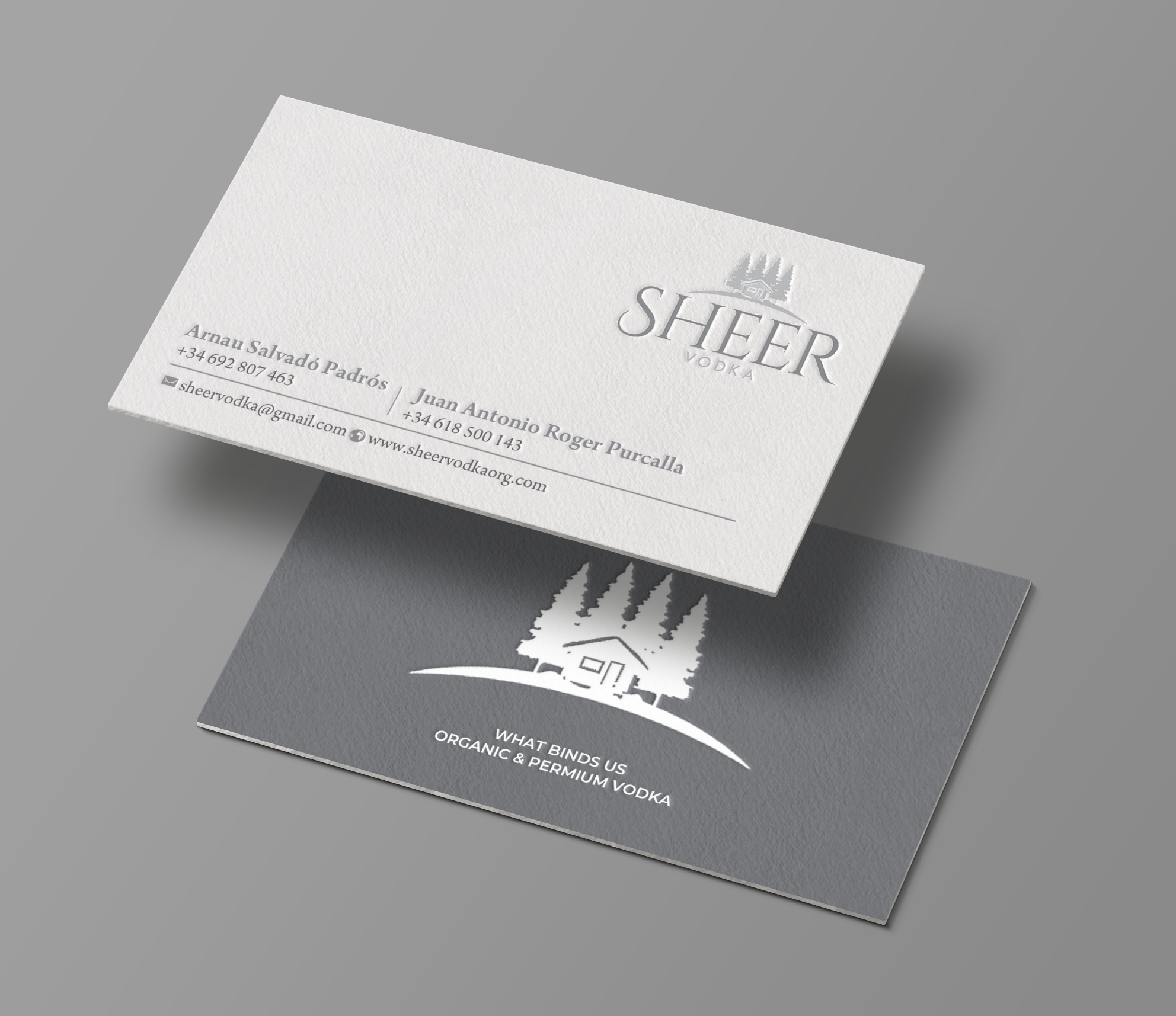 Business Card Design by chandrayaan.creative for Sheer Vodka | Design #22469091