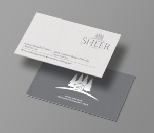 Business Card Design by chandrayaan.creative for Sheer Vodka | Design: #22469091