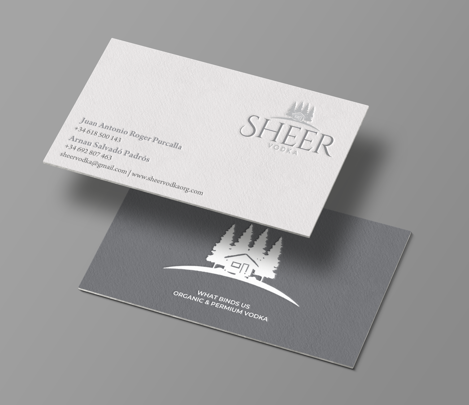Business Card Design by chandrayaan.creative for Sheer Vodka | Design #22469094