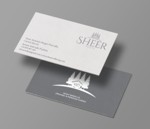 Business Card Design by chandrayaan.creative for Sheer Vodka | Design: #22469094