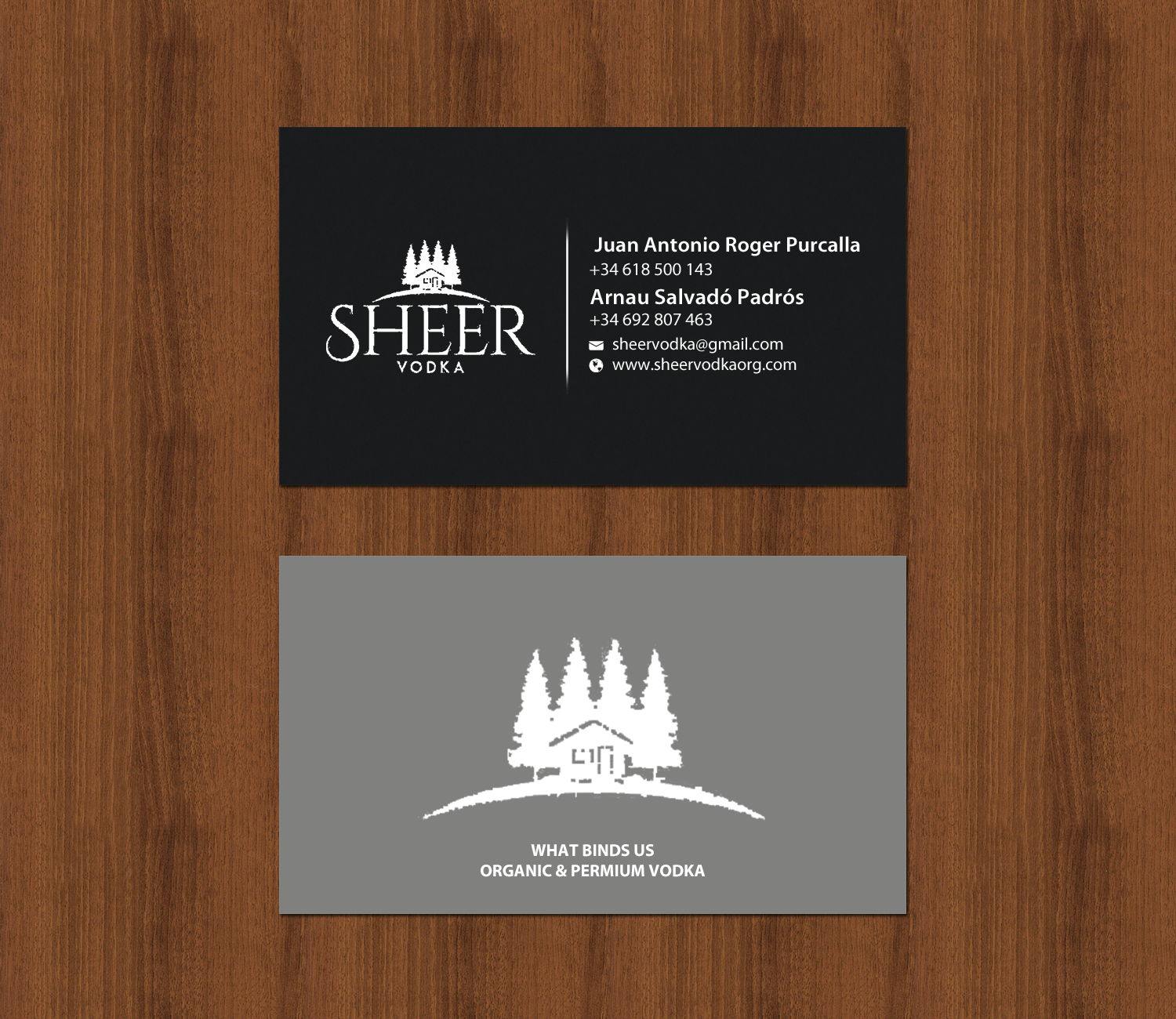 Business Card Design by chandrayaan.creative for Sheer Vodka | Design #22469126
