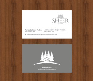 Business Card Design by chandrayaan.creative for Sheer Vodka | Design: #22469128