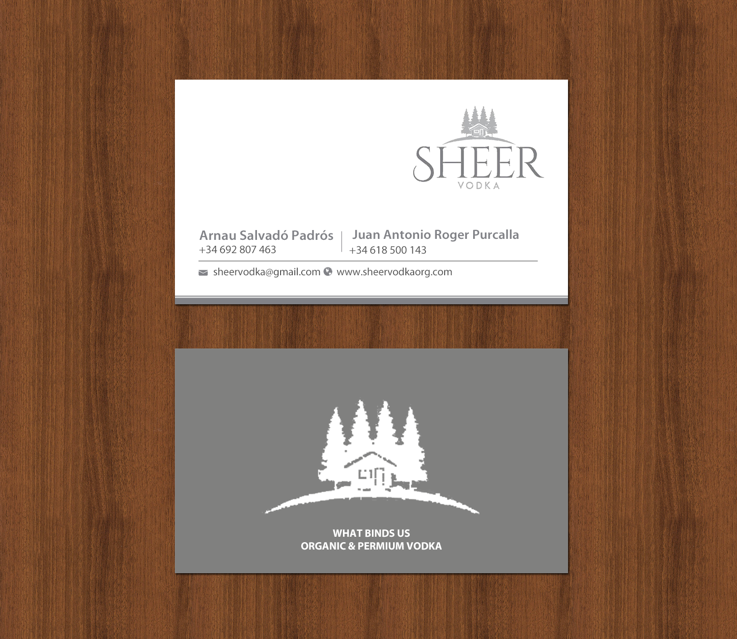 Business Card Design by chandrayaan.creative for Sheer Vodka | Design #22469130