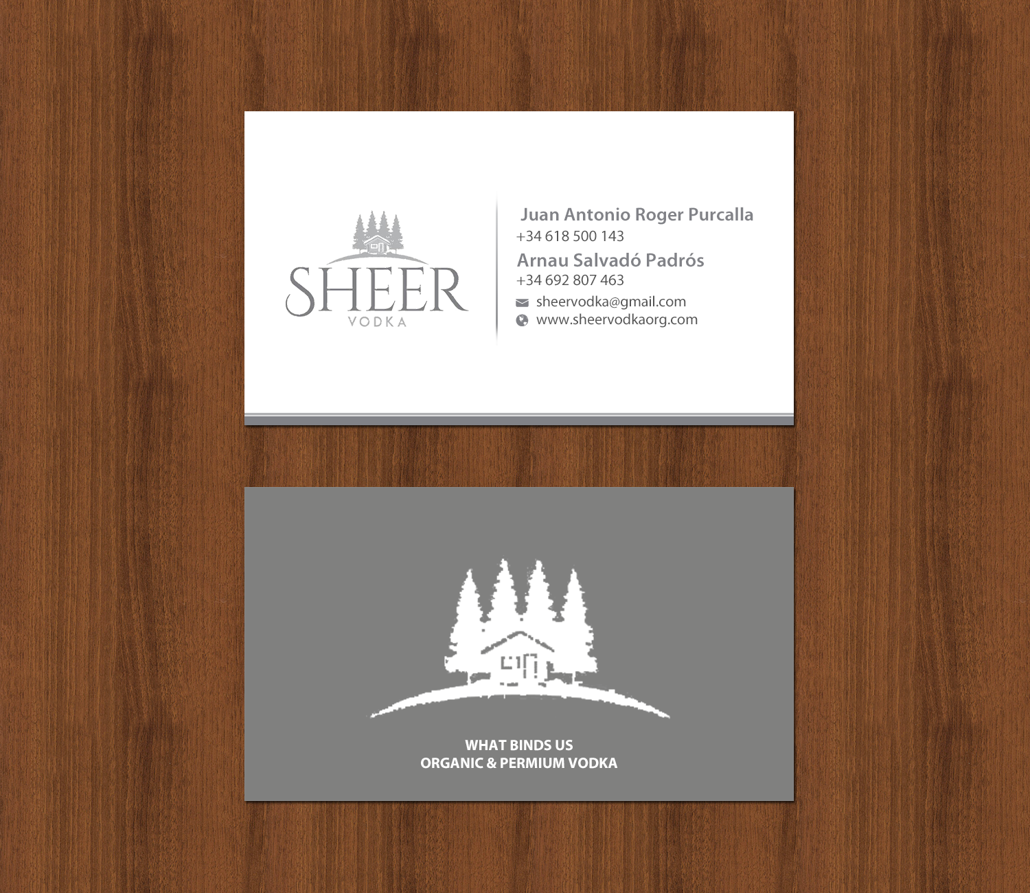 Business Card Design by chandrayaan.creative for Sheer Vodka | Design #22469133