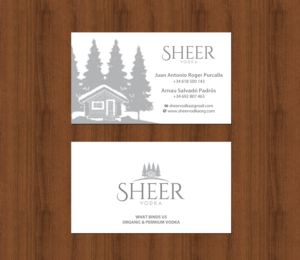 Business Card Design by chandrayaan.creative for Sheer Vodka | Design: #22469134