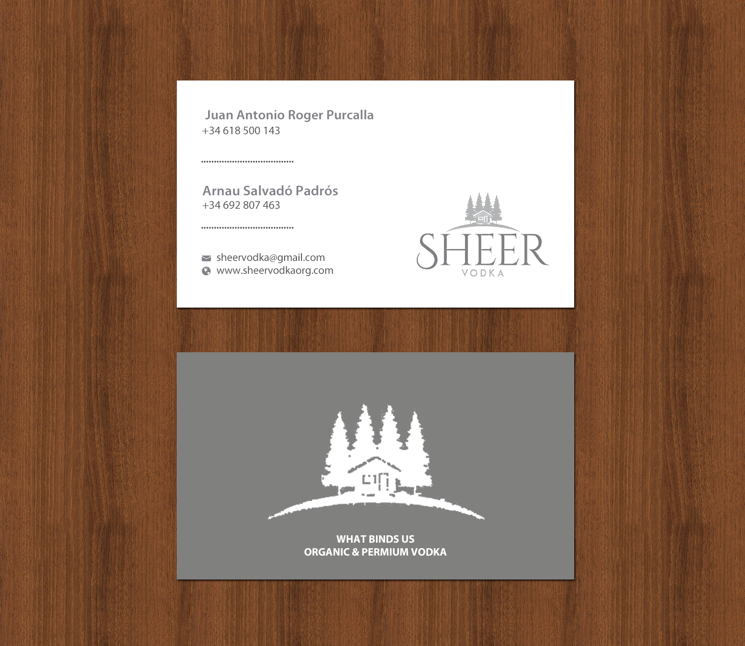Business Card Design by chandrayaan.creative for Sheer Vodka | Design #22469136