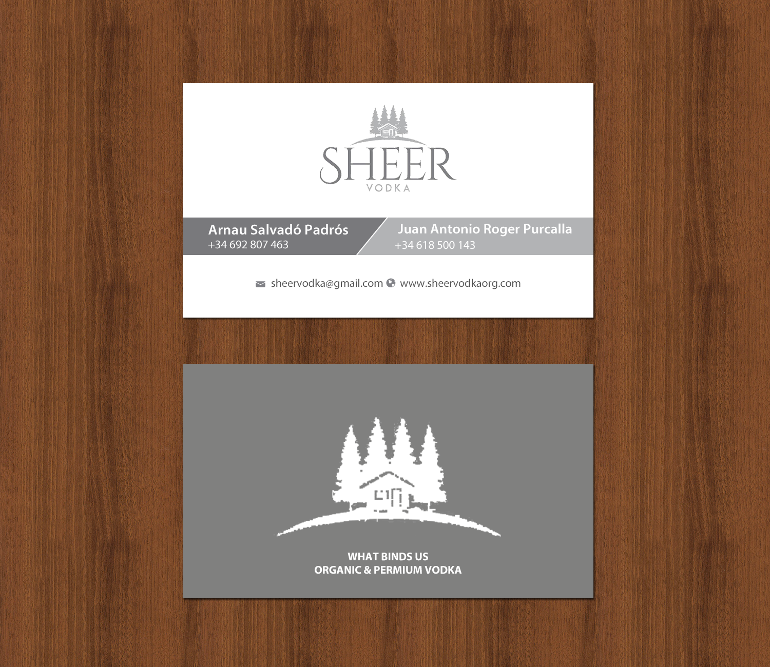 Business Card Design by chandrayaan.creative for Sheer Vodka | Design #22469137