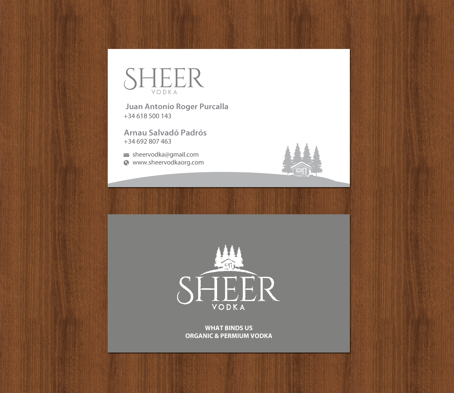 Business Card Design by chandrayaan.creative for Sheer Vodka | Design #22469138