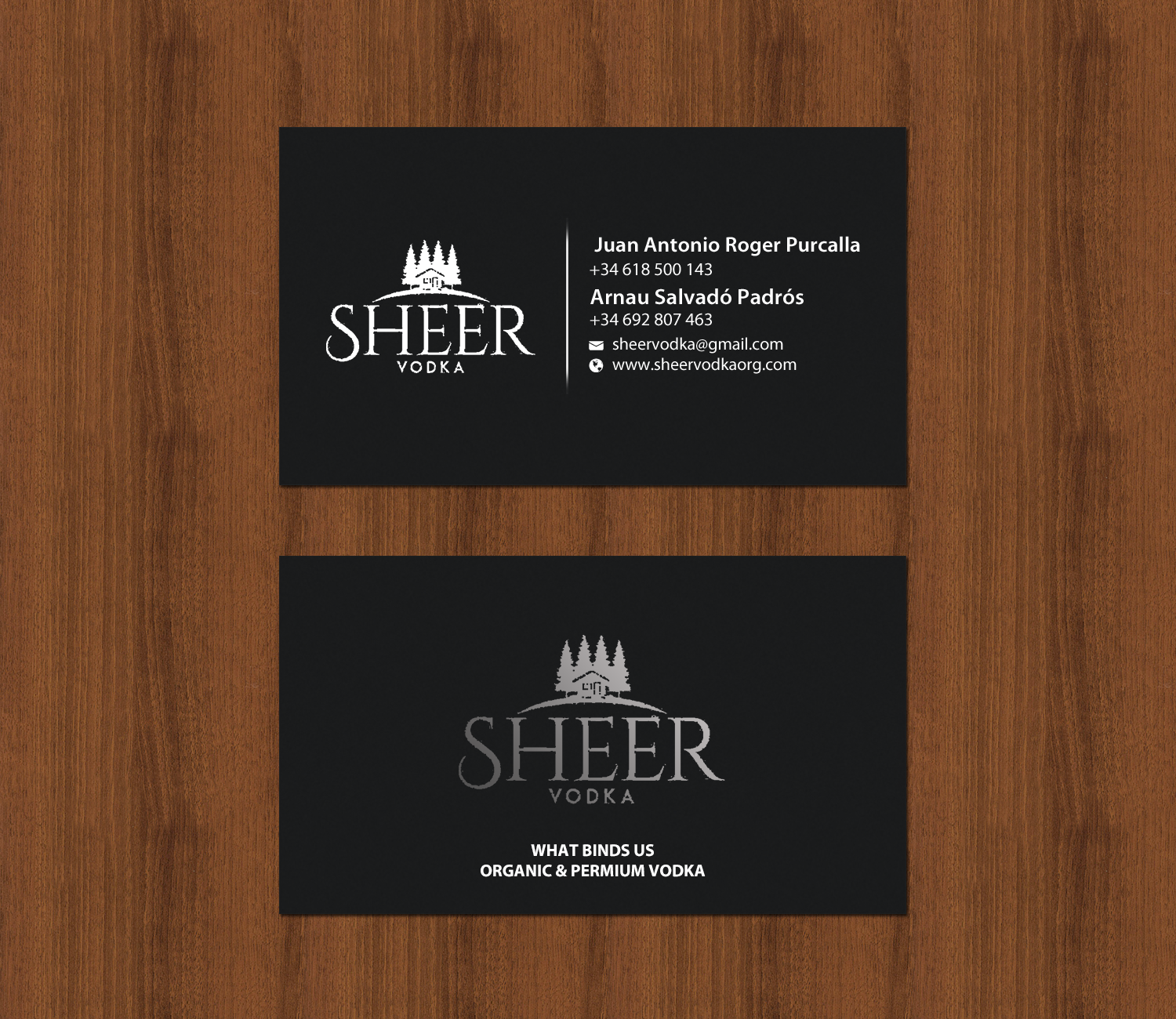 Business Card Design by chandrayaan.creative for Sheer Vodka | Design #22495044