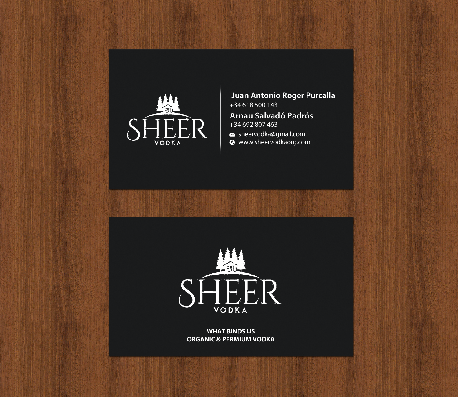 Business Card Design by chandrayaan.creative for Sheer Vodka | Design #22495046