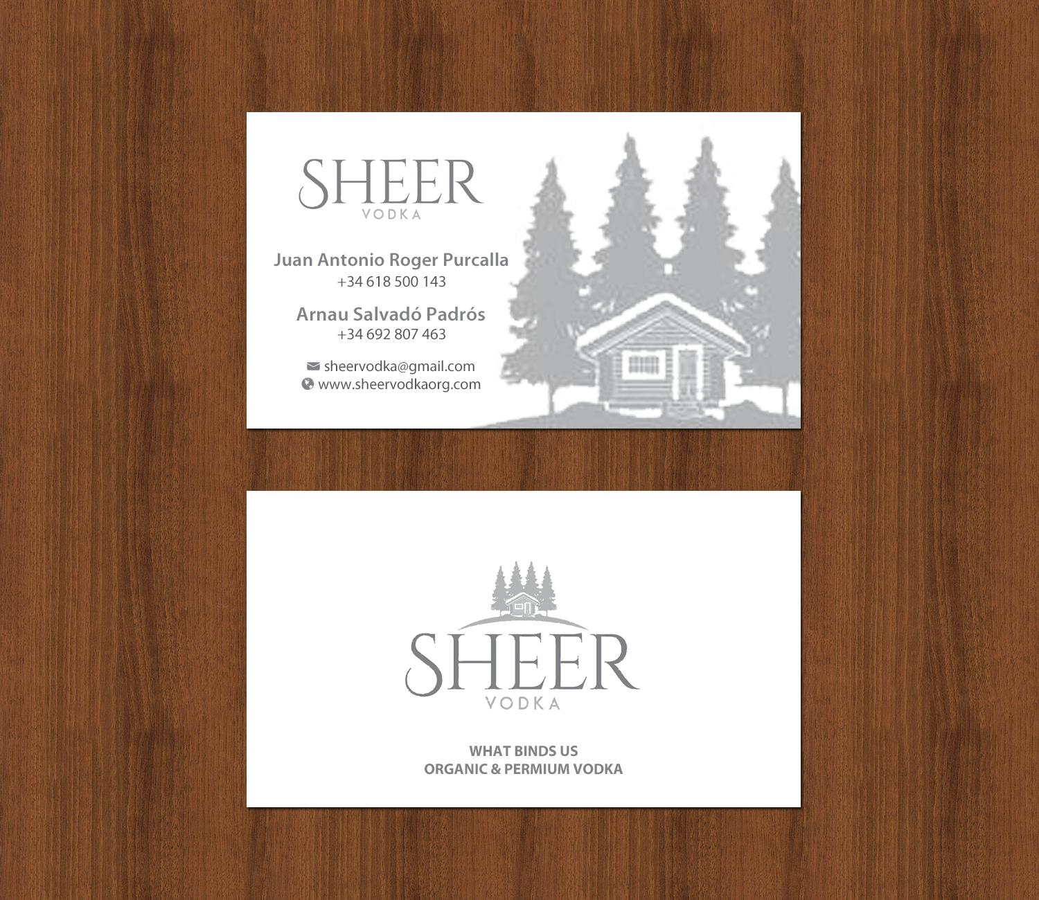 Business Card Design by chandrayaan.creative for Sheer Vodka | Design #22495049