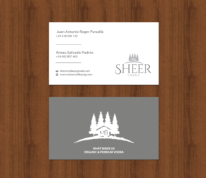Business Card Design by chandrayaan.creative for Sheer Vodka | Design: #22495052