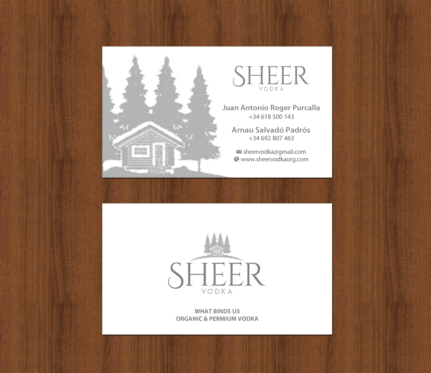 Business Card Design by chandrayaan.creative for Sheer Vodka | Design #22495057