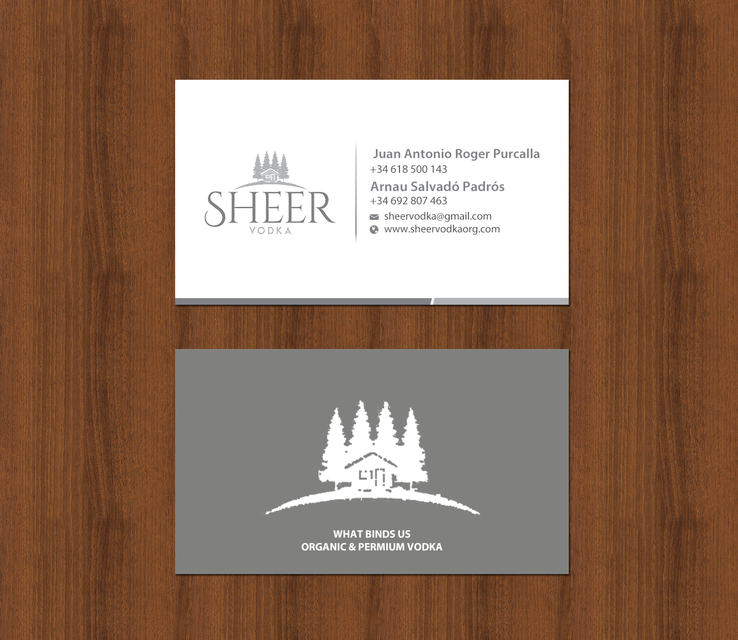 Business Card Design by chandrayaan.creative for Sheer Vodka | Design #22495059