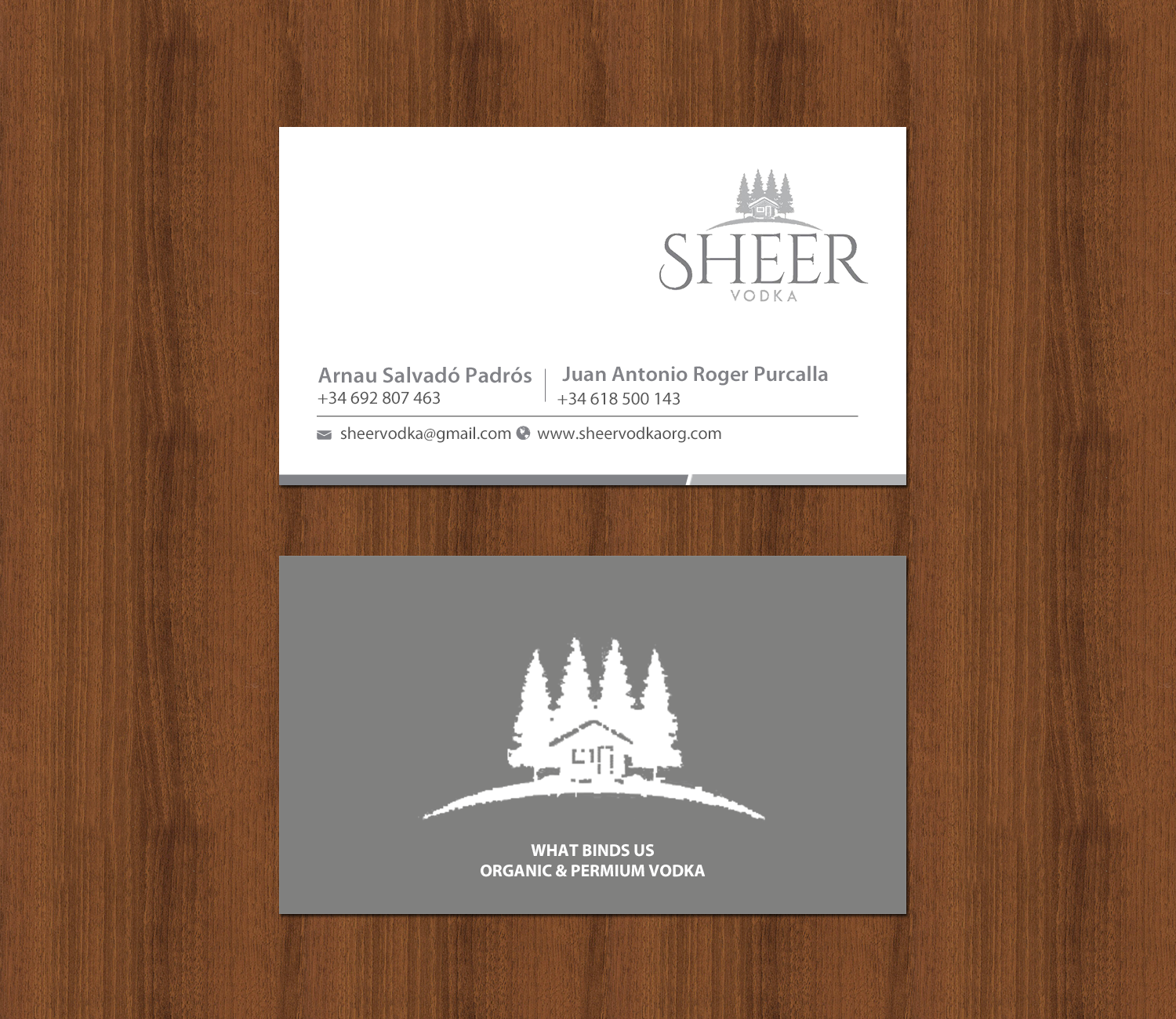Business Card Design by chandrayaan.creative for Sheer Vodka | Design #22495061