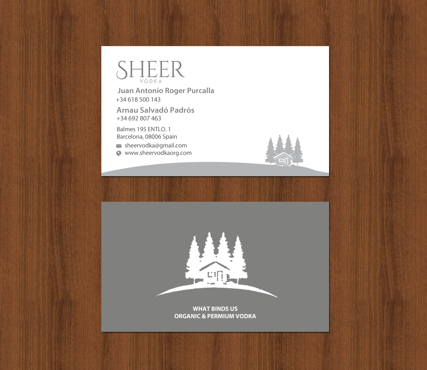 Business Card Design by chandrayaan.creative for Sheer Vodka | Design #22539122