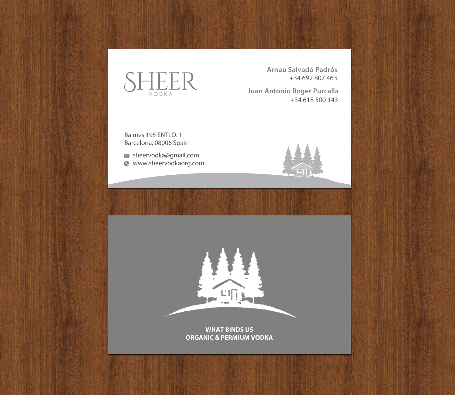Business Card Design by chandrayaan.creative for Sheer Vodka | Design #22539147