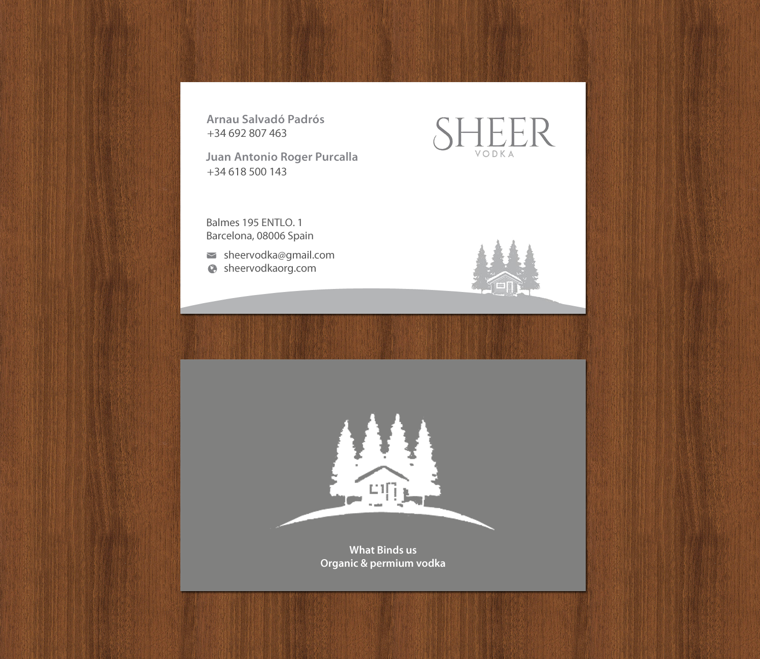 Business Card Design by chandrayaan.creative for Sheer Vodka | Design #22539168