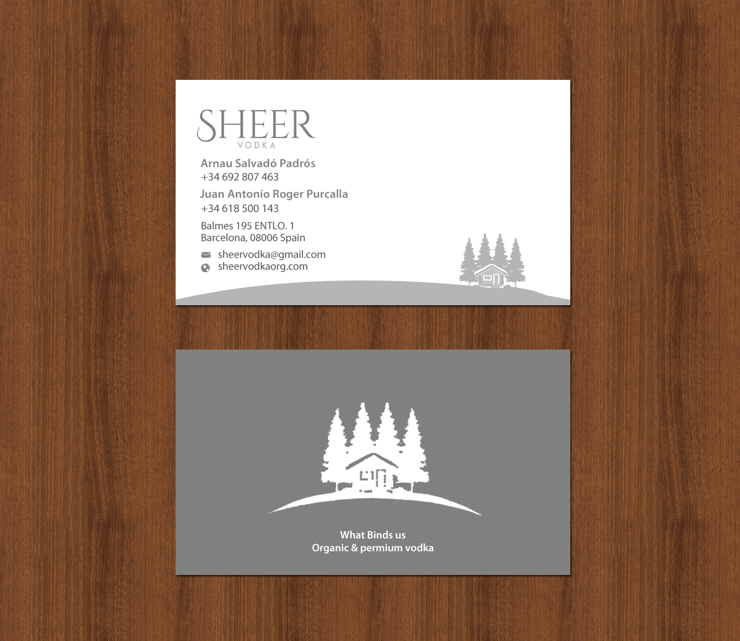 Business Card Design by chandrayaan.creative for Sheer Vodka | Design #22539214