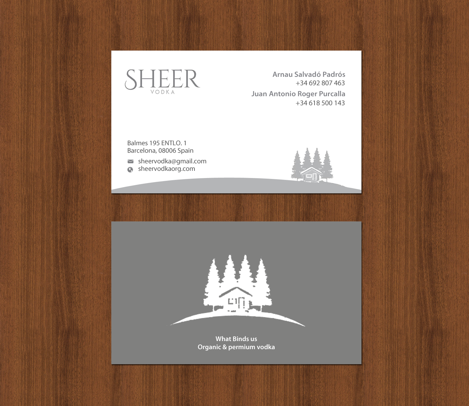 Business Card Design by chandrayaan.creative for Sheer Vodka | Design #22539235