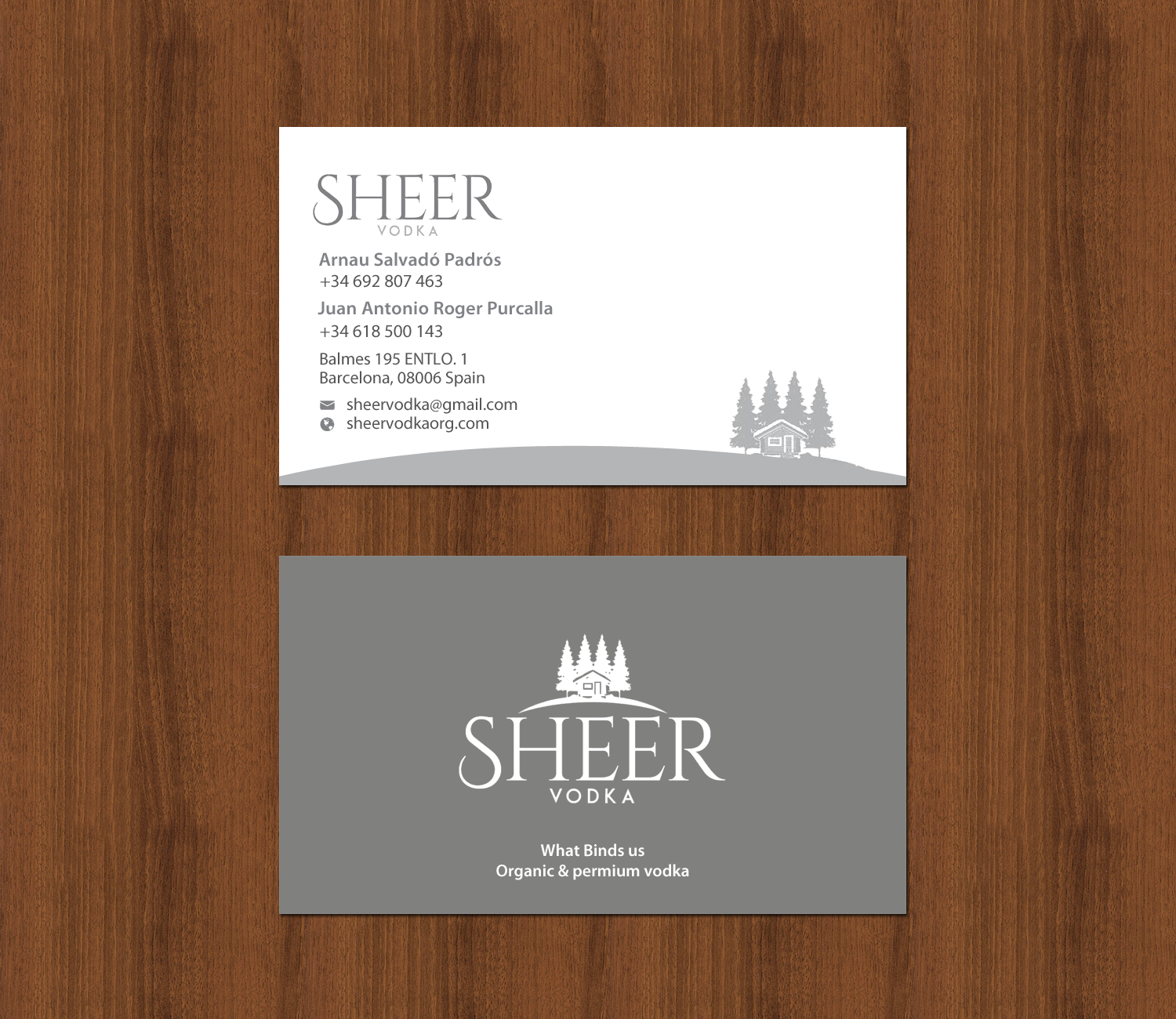 Business Card Design by chandrayaan.creative for Sheer Vodka | Design #22551120