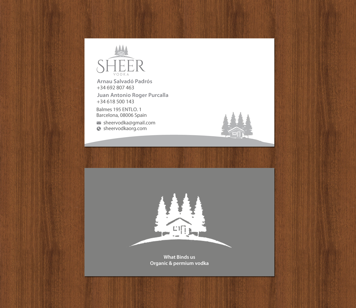 Business Card Design by chandrayaan.creative for Sheer Vodka | Design #22551121