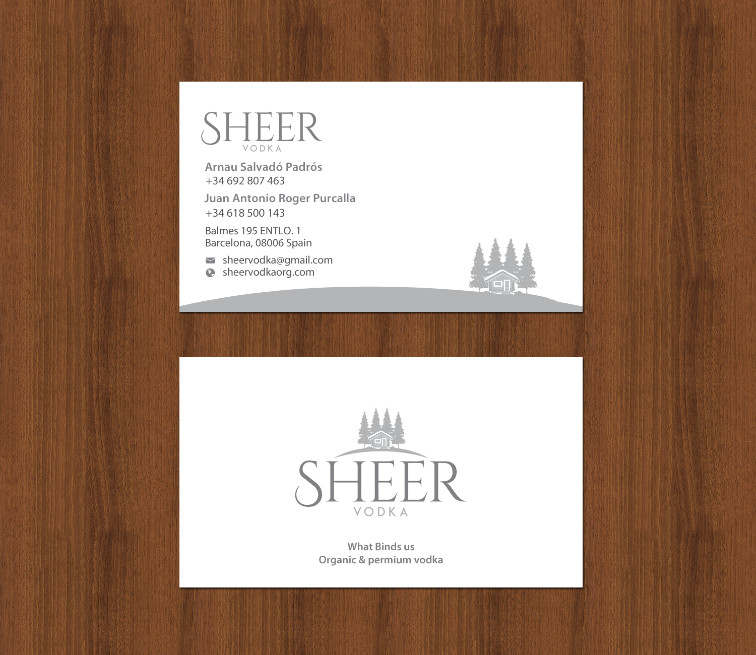 Business Card Design by chandrayaan.creative for Sheer Vodka | Design #22551122