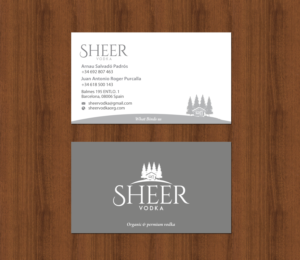 Business Card Design by chandrayaan.creative for Sheer Vodka | Design: #22551124